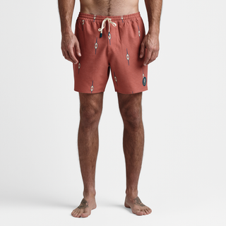 Comfort-focused Roark Shorey 16" Men's Boardshorts with sustainable materials, elastic waist, and DWR finish.