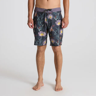 Roark Passage 18.5" Boardshorts in Onyx with stretch and drainage pocket.