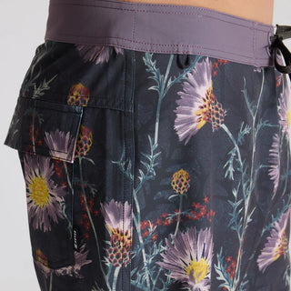 Roark Passage 18.5" Boardshorts in Onyx with stretch and drainage pocket.