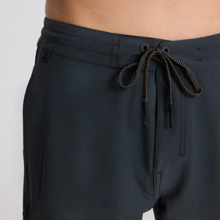 Roark Chiller 17" Boardshorts in Onyx with 4-way stretch fabric.