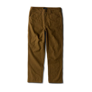 Roark HWY 1 Utility Denim Pant in otter brown with loose fit, Bedford cord fabric, and workwear-inspired pockets.
