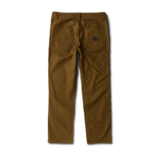 Roark HWY 1 Utility Denim Pant in otter brown with loose fit, Bedford cord fabric, and workwear-inspired pockets.