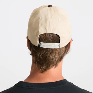 Roark Gaucho Venture Strapback Hat with classic five-panel unstructured design and adjustable strapback closure for a versatile fit.