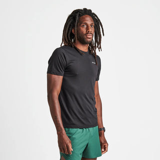 Roark Run Amok Black Mathis Core Tee, DriRelease® tech for quick drying, workout and trail ready.