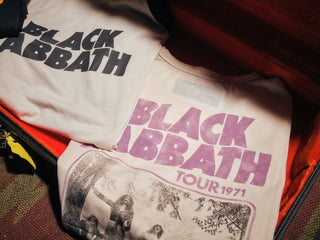 Black Sabbath Mathis 1971 Tee; DriRelease® Jersey Knit, moisture-wicking; Drift House exclusive.