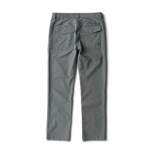 Roark Layover Pro Pants in Charcoal with stretch fit and ventilated back panel.