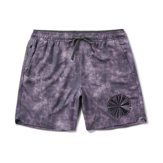 Roark Serrano 7" Active Stretch Shorts in Shark, recycled polyester with DWR finish and multiple pockets.