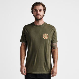 Roark Guideworks Sardegna premium cotton tee, garment dyed for a refined look