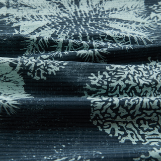 Roark Bless Up Breathable Stretch Shirt in Navy Pukpulko - classic short sleeve shirt with perforated construction, mechanical stretch, and moisture wicking