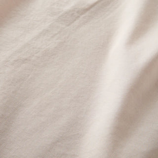 Roark Made to Fade Button-Up in Washed Bone with pigment-dyed finish and short sleeves.