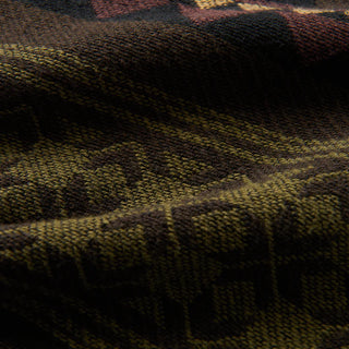 Roark Nordsman Jacquard Long Sleeve Flannel with organic cotton, jacquard pattern, snap closure, chest pockets, and durable construction.