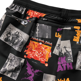 Black Sabbath Alta 5 Men's Shorts; lightweight, 4-way stretch, water-resistant; exclusive at Drift House.