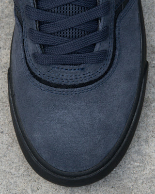 New Balance Numeric Jamie Foy 306 Shoes in Eclipse/White - low-profile vulcanized skate shoe with lightweight suede, breathable mesh panels, and visible rubber layer