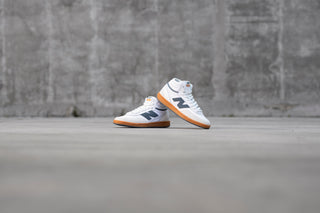 New Balance Numeric 440 High V2 Shoes - White/Gum