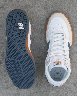 New Balance Numeric 440 High V2 Shoes - White/Gum