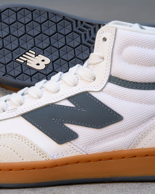 New Balance Numeric 440 High V2 Shoes - White/Gum