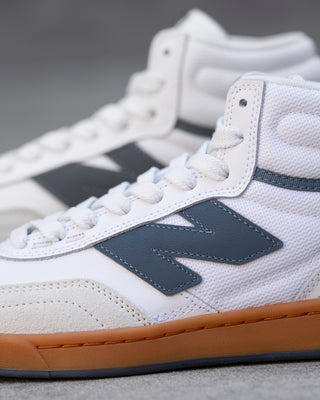 New Balance Numeric 440 High V2 Shoes - White/Gum