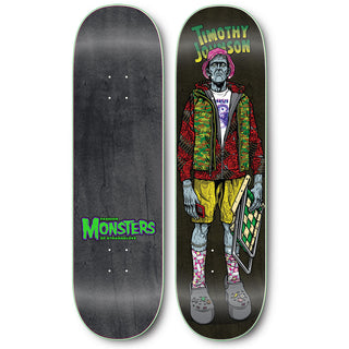 Strangelove 8.75" Hypebeast skateboard deck with eclectic, patchwork-inspired design by Sean Cliver.