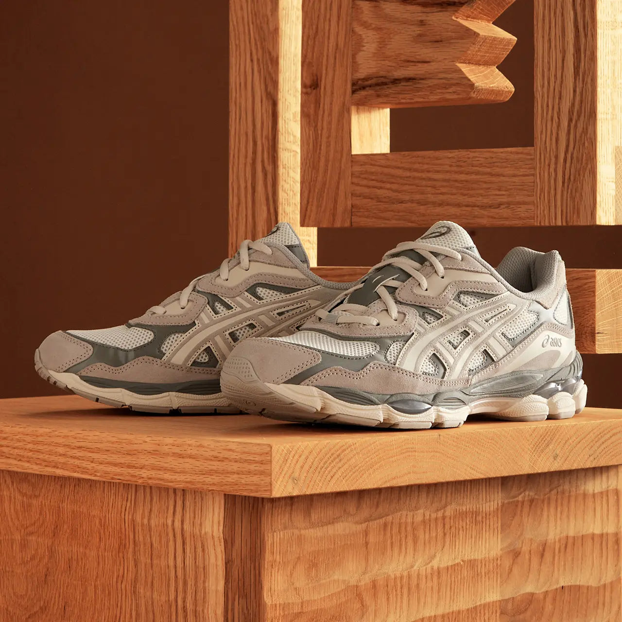 ASICS GEL-NYC Shoes - Cream/Oyster Grey – Drift House ASICS GEL-NYC Shoes - Cream/Oyster Grey – Drift House