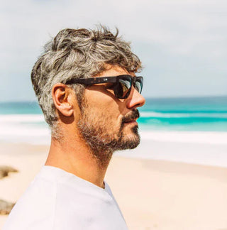 "Otis Eyewear Request Sport sunglasses in Matte Slate Tort frame with L.I.T Polar Grey lenses — performance polarized sunglasses for men and women"