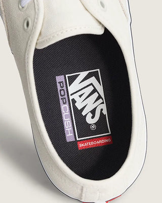 Vans Skate Authentic Shoes - White/Gunmetal Grey