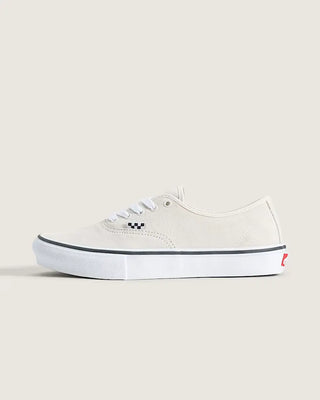 Vans Skate Authentic Shoes - White/Gunmetal Grey