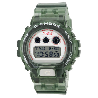 Limited-edition G-SHOCK watch inspired by Coca-Cola's classic green bottle design.