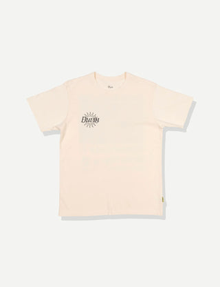 Duvin Skinny Dippin Tee in Antique with vintage-washed cotton and graphic artwork.