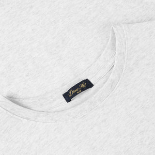 Dime Classic Plastic Tee in Ash — heavyweight 6.5oz pre-shrunk 100% cotton with printed Dime logo