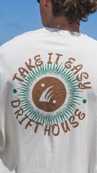 Drift House Take It Easy Classic Tee - Bone