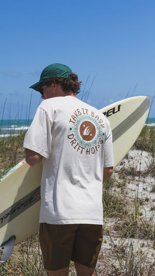 Drift House Take It Easy Classic Tee - Bone