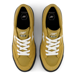 New Balance Numeric Franky Villani 417 Low skate shoes in Brown and White colorway with classic skate materials