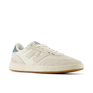 New Balance Numeric 440 V2 skate shoes in Sea Salt/Salt Water, reinforced suede synthetic and mesh upper with ABZORB midsole, NDurance rubber outsole, and durable rubber cupsole