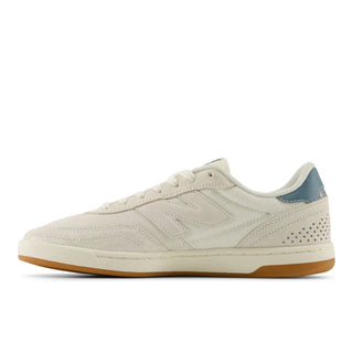New Balance Numeric 440 V2 skate shoes in Sea Salt/Salt Water, reinforced suede synthetic and mesh upper with ABZORB midsole, NDurance rubber outsole, and durable rubber cupsole