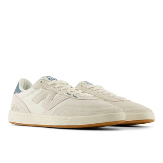 New Balance Numeric 440 V2 skate shoes in Sea Salt/Salt Water, reinforced suede synthetic and mesh upper with ABZORB midsole, NDurance rubber outsole, and durable rubber cupsole