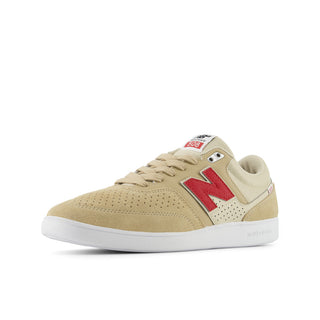 New Balance Numeric Brandon Westgate 508 skate shoes in Beige and Red colorway built for serious skaters