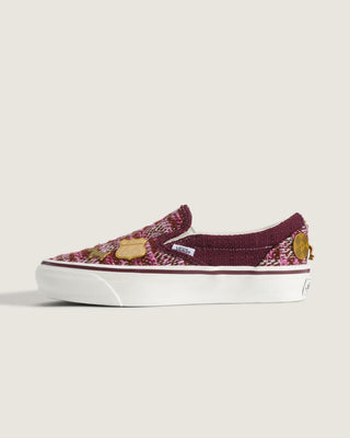 Vans LX Classic Slip-On 98 Shoes - Cardigan Brown/Pink