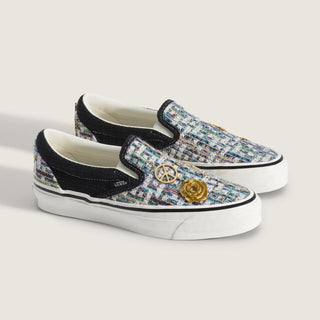 Vans LX Classic Slip-On 98 Shoes - Cardigan Black/White