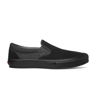 Vans Skate Slip-On Shoe in Black/Black, enhanced with DURACAP reinforcement, SickStick grip, and PopCush cushioning.