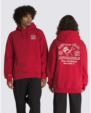 Vans white sales and red hoodie