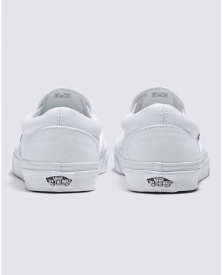 Vans Classic Slip-On in True White, sleek, comfortable, and effortlessly stylish for everyday wear.