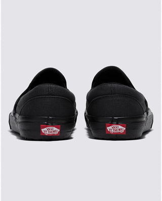 Vans Slip-On UC Made For The Makers Shoe in Black, with Vansguard canvas, UltraCush sockliners, and lugged outsoles.