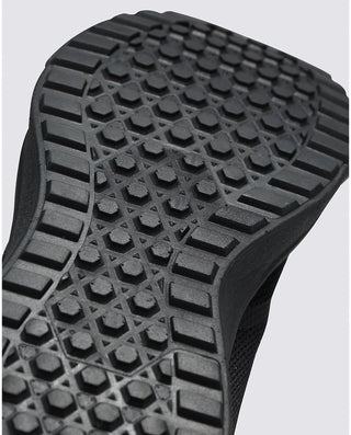Vans UltraRange Rapidweld Shoe in Black/Black, featuring UltraCush Lite midsole, LuxLiner construction, and durable outsoles.