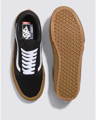 Vans Skate Old Skool Black/Gum shoe, featuring enhanced grip and durability.