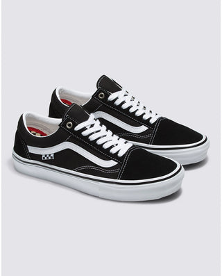 Vans Skate Old Skool Black/White shoe, combining classic style with advanced skate features.