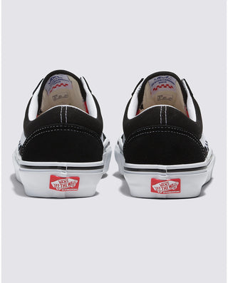 Vans Skate Old Skool Black/White shoe, combining classic style with advanced skate features.