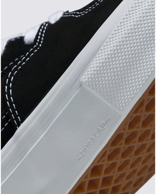 Vans Skate Half Cab Black/White shoe, offering durability, grip, and style for skateboarding.
