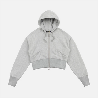 Cropped Zip Hoodie