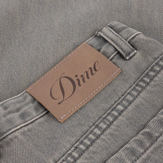 Dime Women’s Baggy Denim Pants in Sandblasted Desert with curved front pockets and a relaxed baggy silhouette