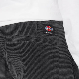 Black Franky Villani Sicko corduroy pants with unique inside-pocket art.